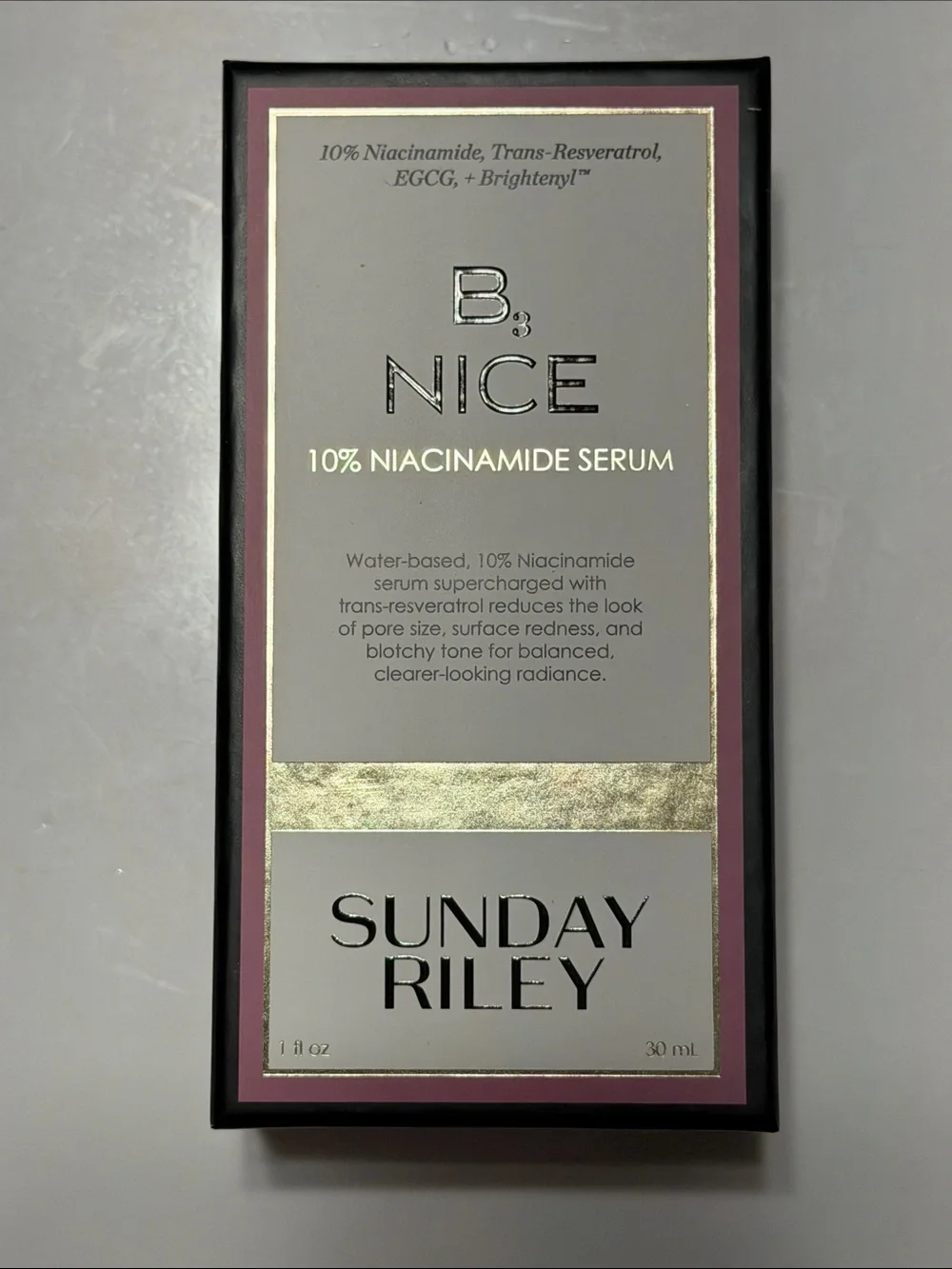 Sunday Riley brightening niacinamide